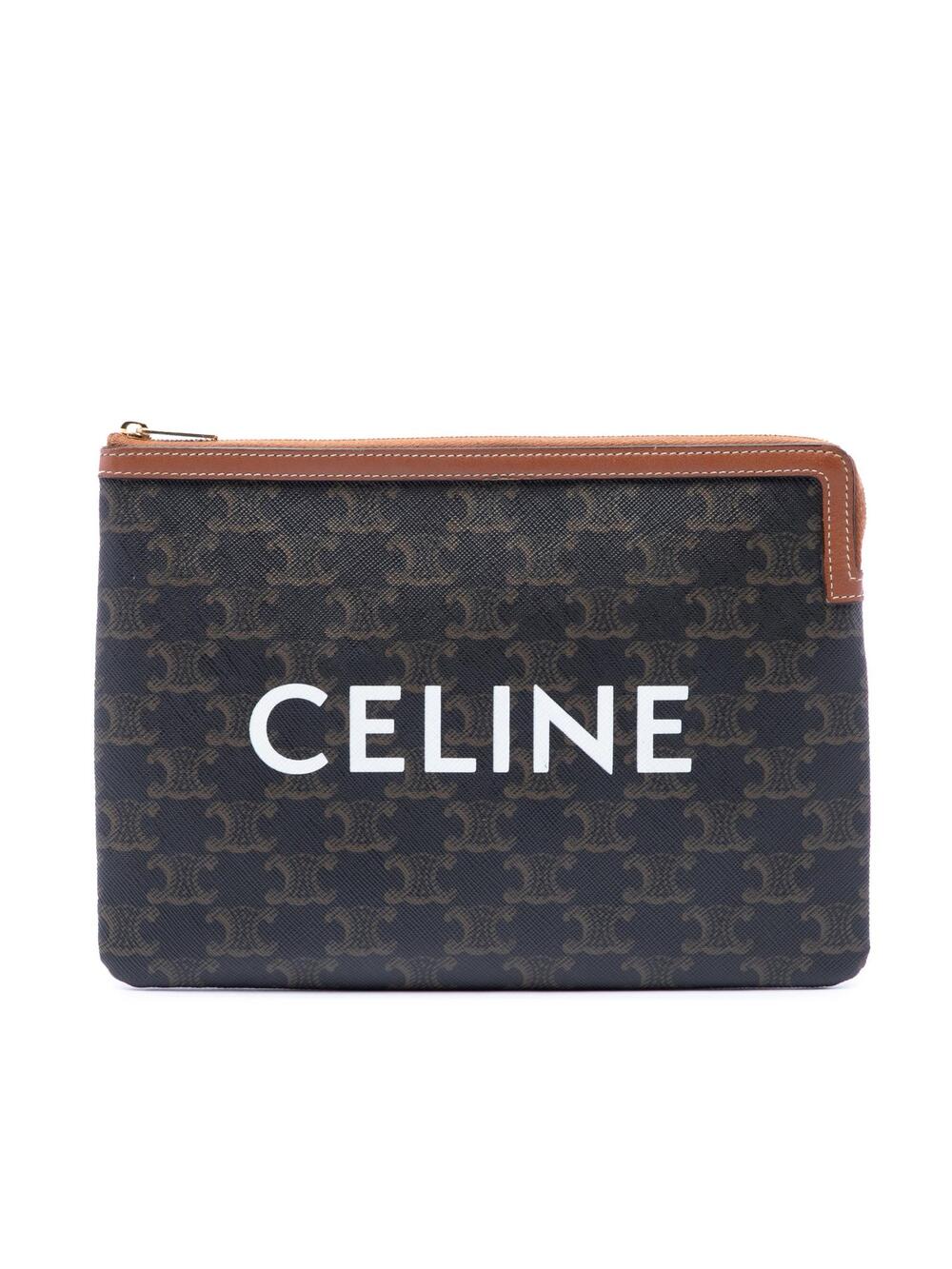 Celine Small Triomphe Coated Canvas #342919C56B
